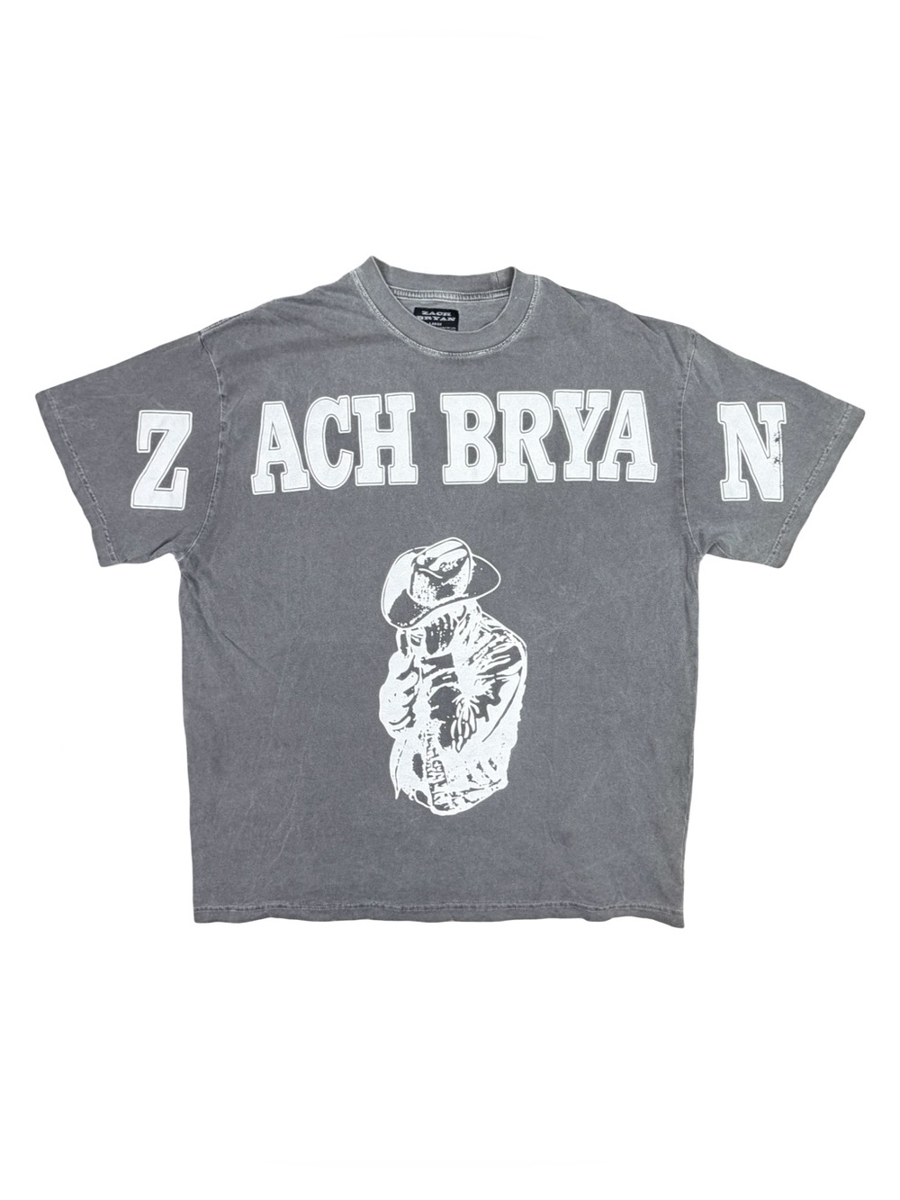 Zach Bryan 2023 Burn Burn Burn Crew Neck Tour Tee - Size Large